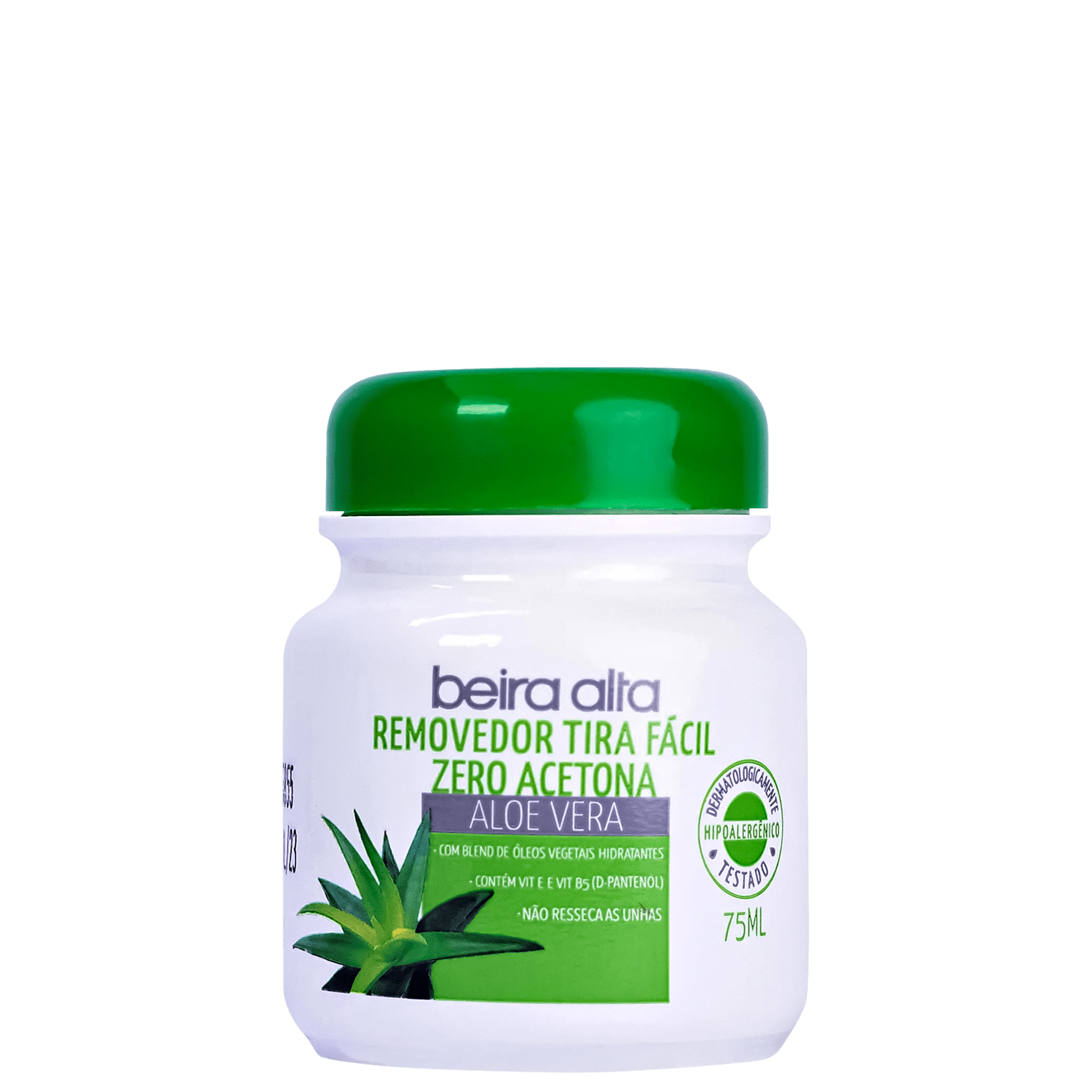 Removedor de Esmaltes Beira Alta Tira Fácil Aloe Vera 75ml