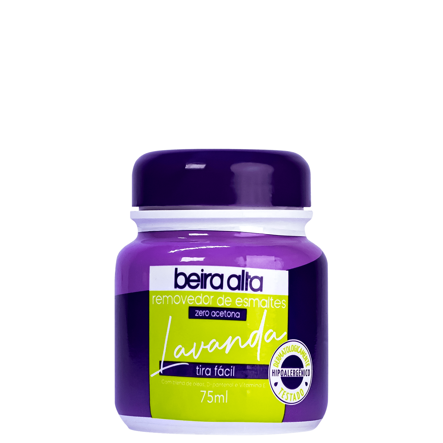 Removedor de Esmaltes Beira Alta Tira Fácil Lavanda 75ml