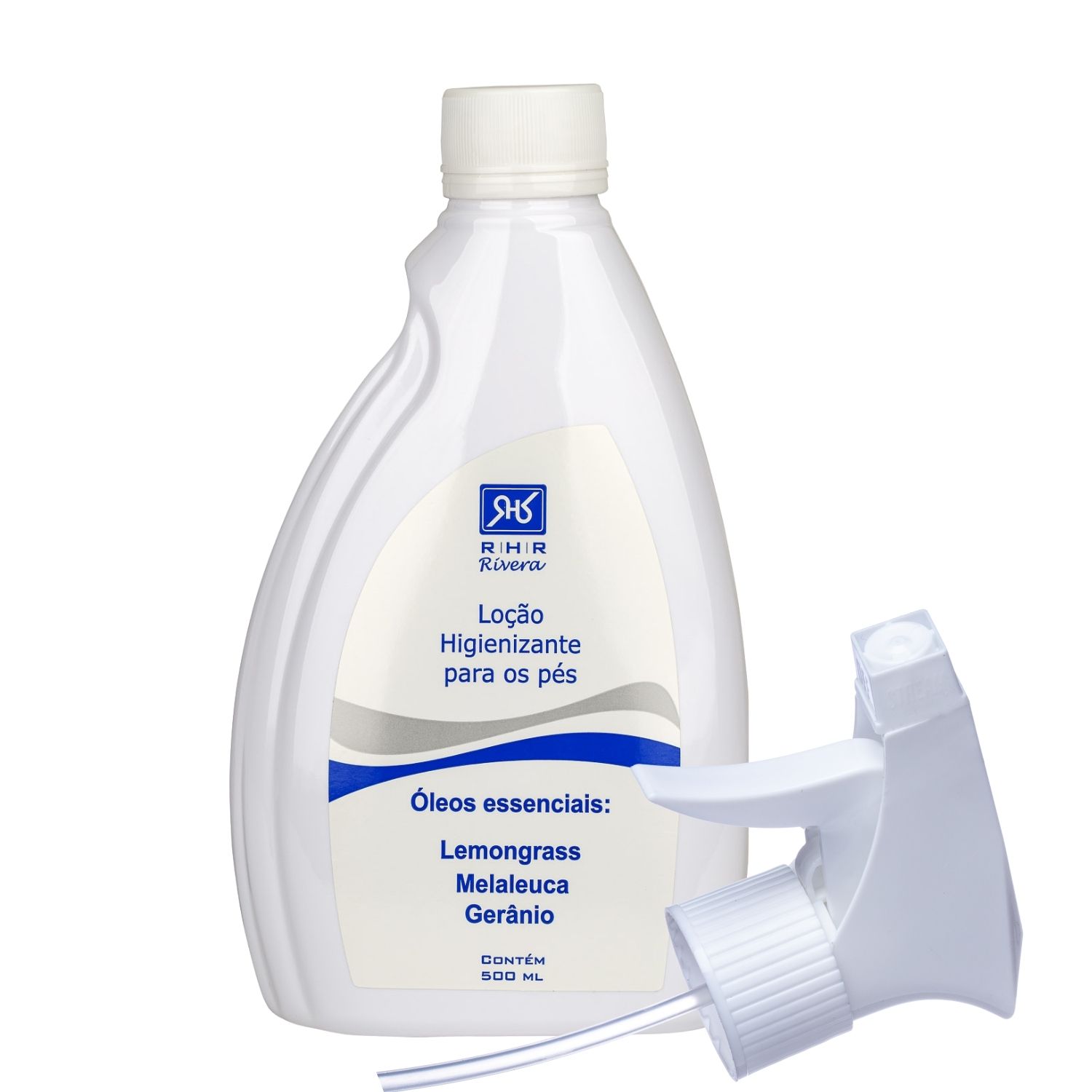 Loção Higienizante para Pés e Mãos RHR Cosméticos com Válvula Spray 500ml