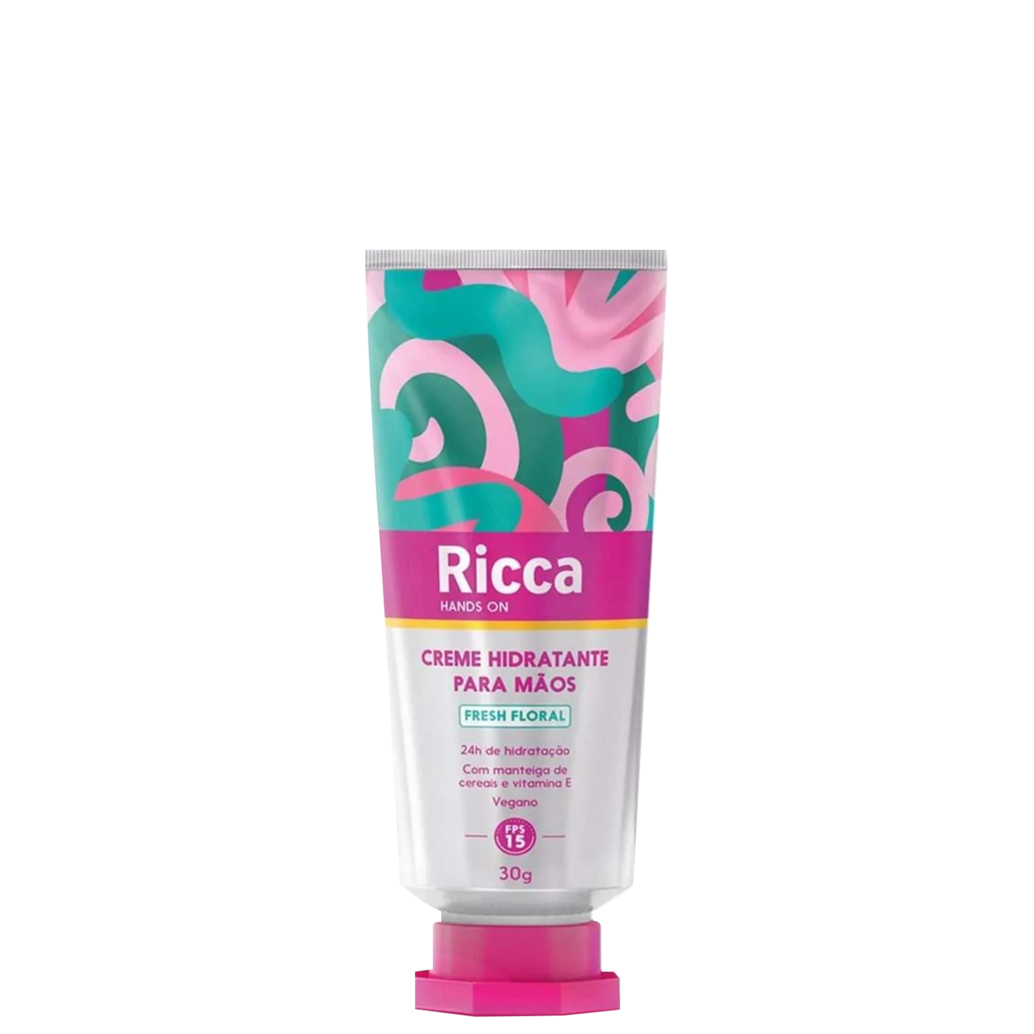 Creme Hidratante para Mãos Ricca FPS 15 Fresh Floral 30g