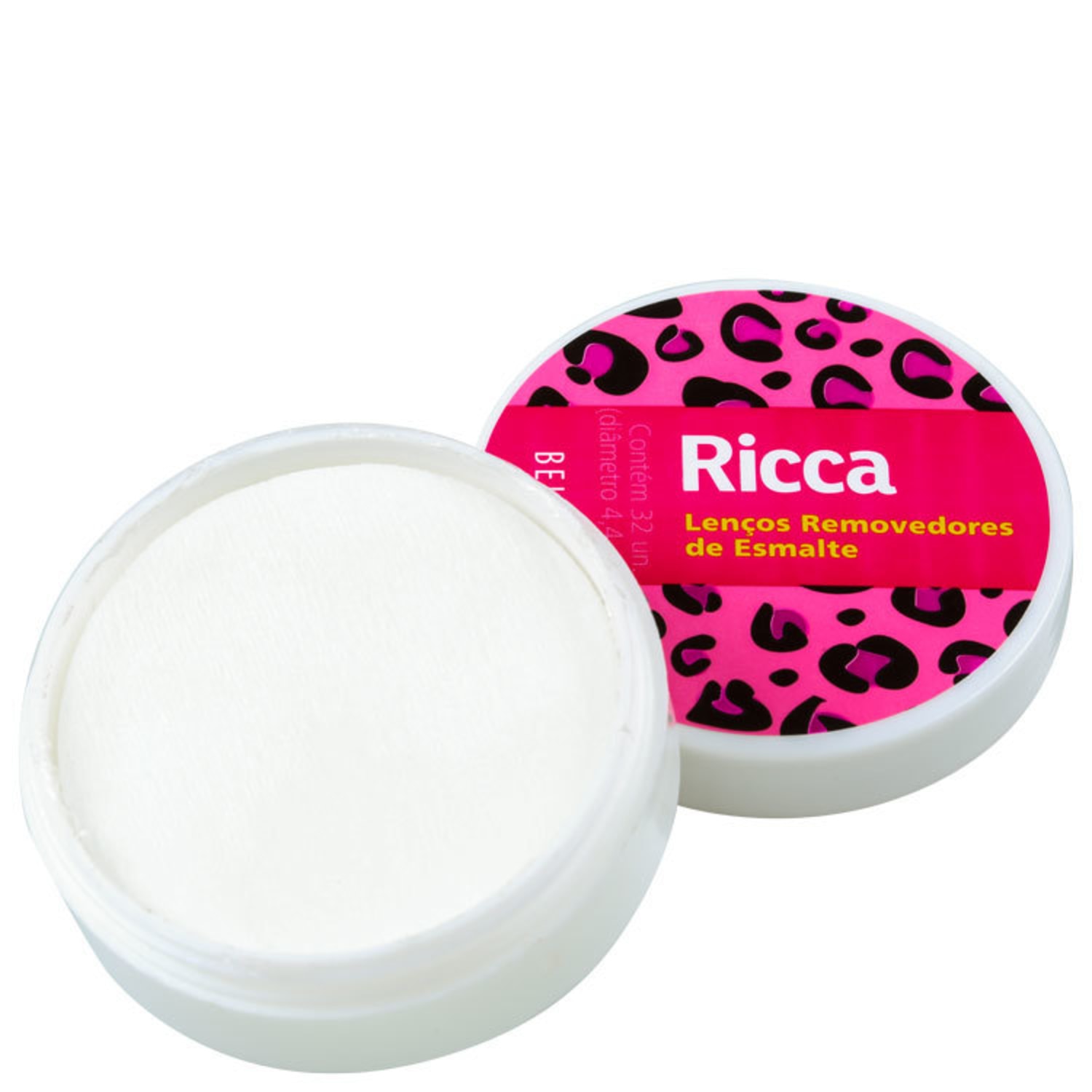 Lenço Removedor de Esmalte Ricca 32 Unidades