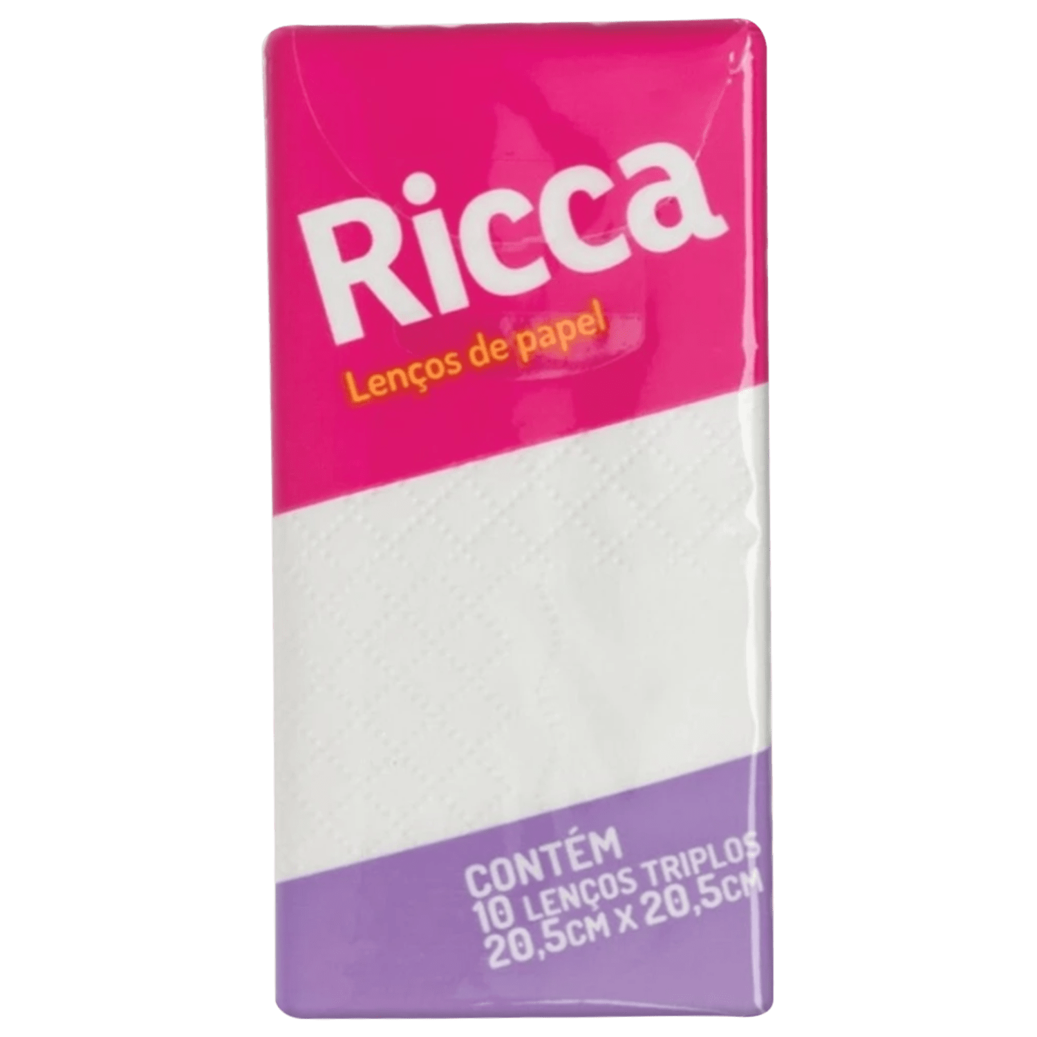 Lenços de Papel Ricca 10 Unidades