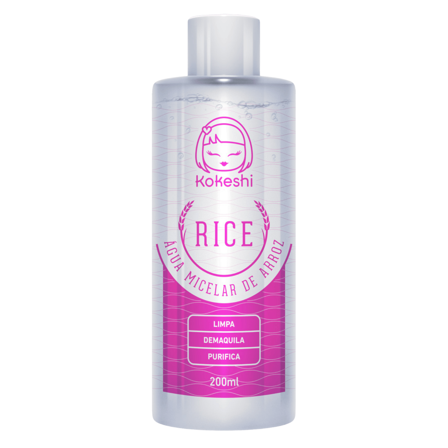 Água Micelar Kokeshi Rice de Arroz Hidrata Livre de Perfume 1 unidade