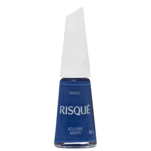 Esmalte Cremoso Risqué Azulivre Mente 8ml