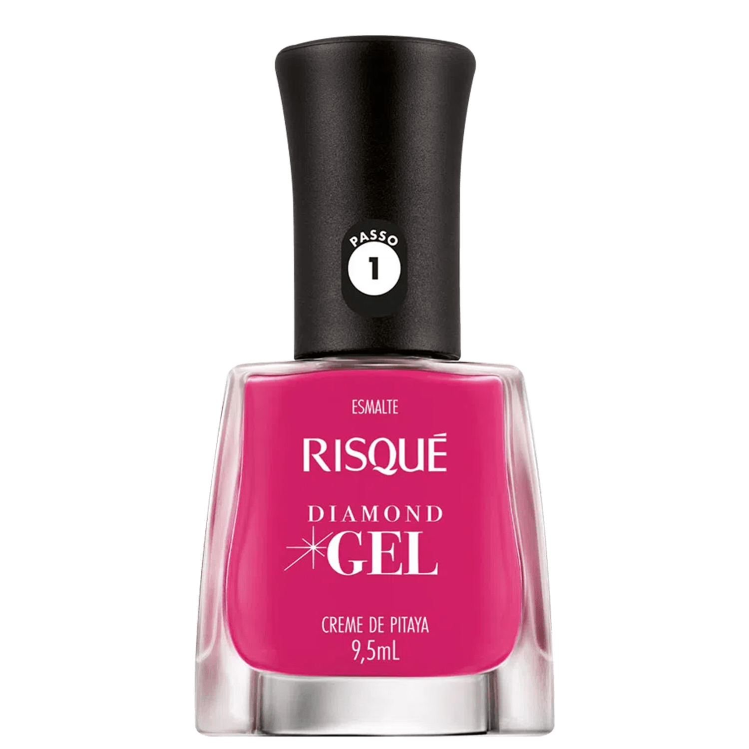 Esmalte Cremoso Risqué Diamond Gel Creme de Pitaya 9,5ml