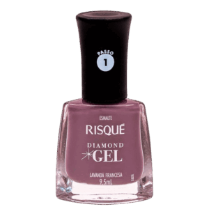 Esmalte Cremoso Risqué Diamond Gel Lavanda Francesa 9,5ml