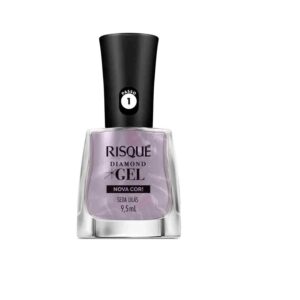 Esmalte Risqué Diamond Gel Seda Lilás 9,5ml Esmalte Risqué Diamond Gel Seda Lilás 9,5ml
