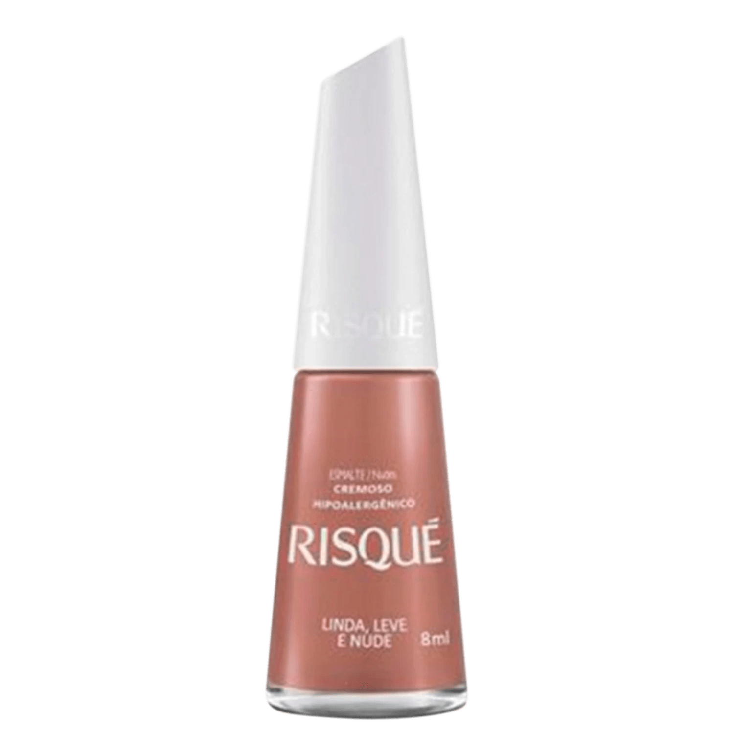 Esmalte Cremoso Risqué Linda, Leve e Nude 8ml