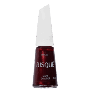 Esmalte Metálico Risqué Maçã do Amor 8ml Esmalte Metálico Risqué Maçã do Amor 8ml