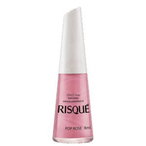 Esmalte Cremoso Risqué Natural Pop Rose 8ml Esmalte Cremoso Risqué Natural Pop Rose 8ml