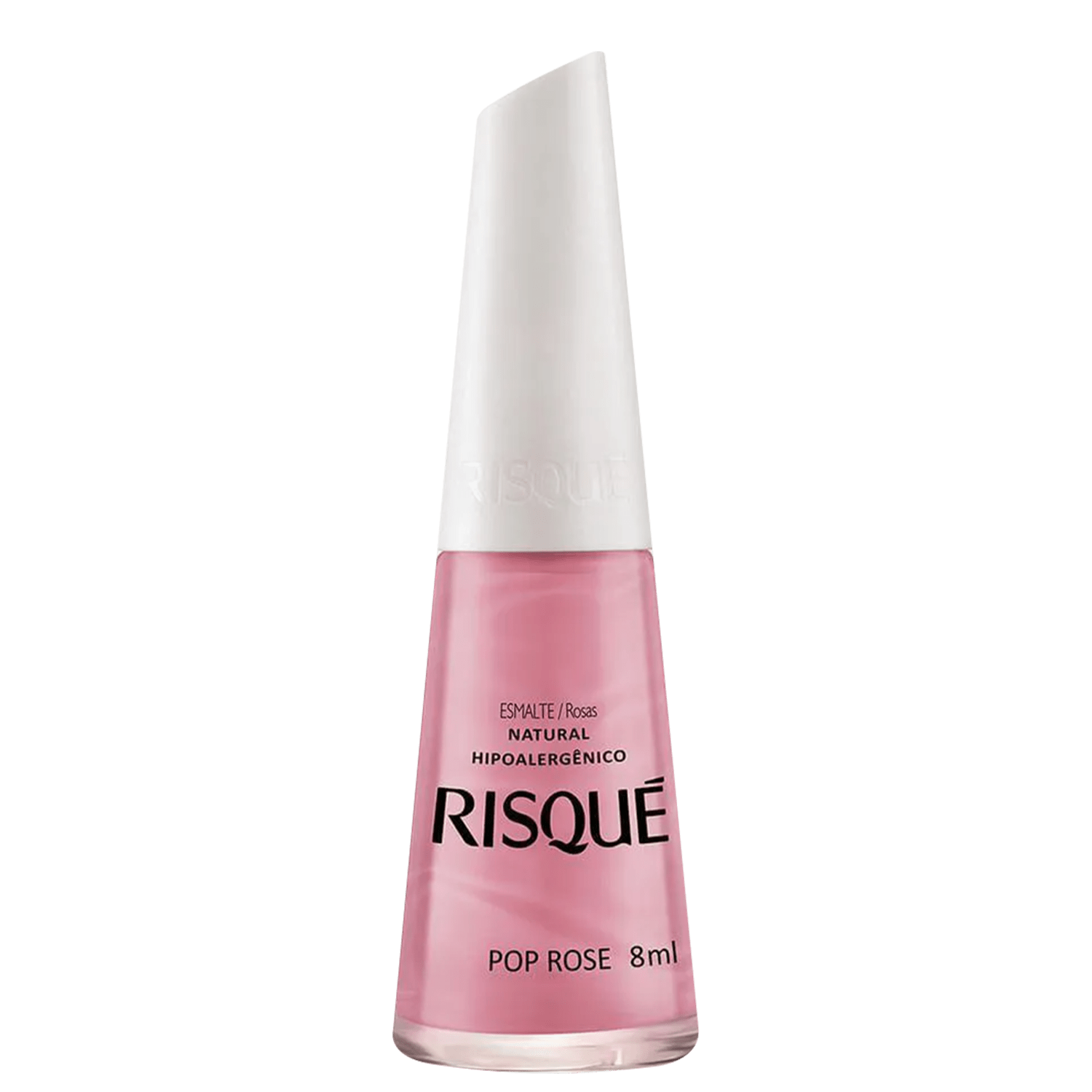 Esmalte Cremoso Risqué Natural Pop Rose 8ml
