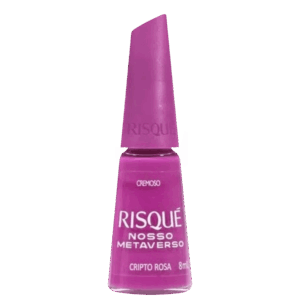 Esmalte Cremoso Risqué Nosso Metaverso Cripto Rosa 8ml Esmalte Cremoso Risqué Nosso Metaverso Cripto Rosa 8ml