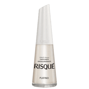 Esmalte Cintilante Risqué Platino 8ml Esmalte Cintilante Risqué Platino 8ml