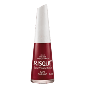 Esmalte Cremoso Risqué Sete Vermelhos Doce Orgulho 8ml Esmalte Cremoso Risqué Sete Vermelhos Doce Orgulho 8ml