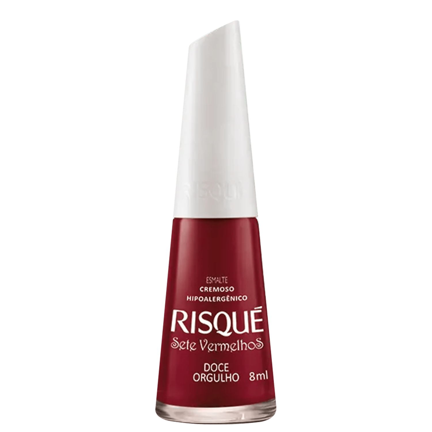 Esmalte Cremoso Risqué Sete Vermelhos Doce Orgulho 8ml