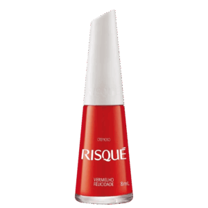 Esmalte Cremoso Risqué Vermelho Felicidade 8ml Esmalte Cremoso Risqué Vermelho Felicidade 8ml