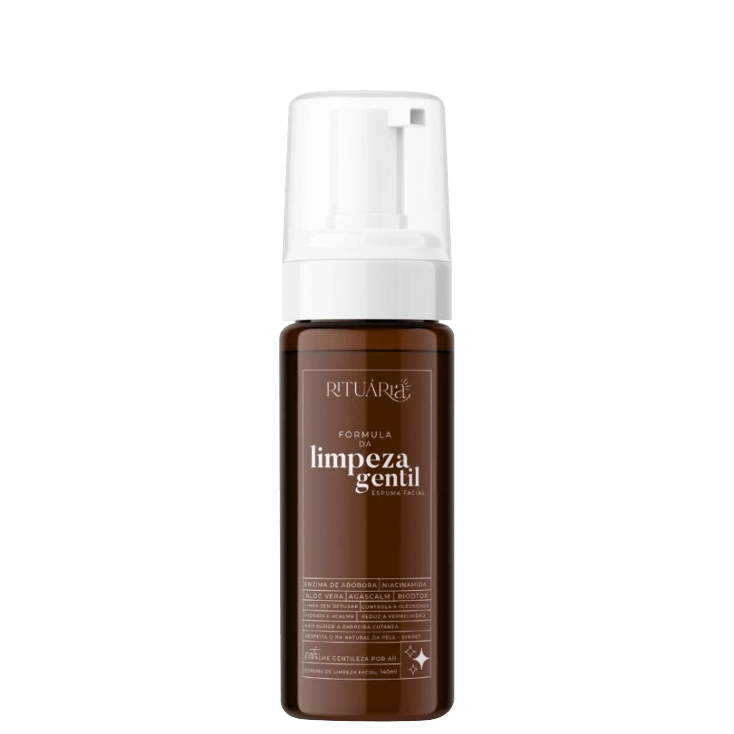 Mousse de Limpeza Facial Rituária Fórmula da Limpeza Gentil 140ml