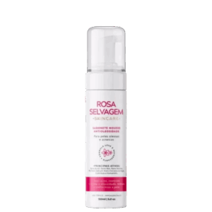 Sabonete Mousse Facial Rosa Selvagem Skincare 150ml