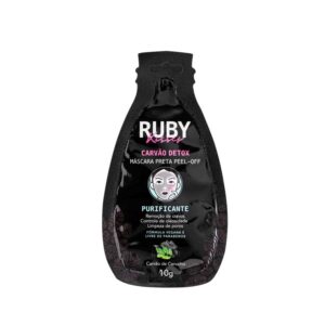 Máscara Facial Ruby Kisses Carvão Detox Peel Off 10g