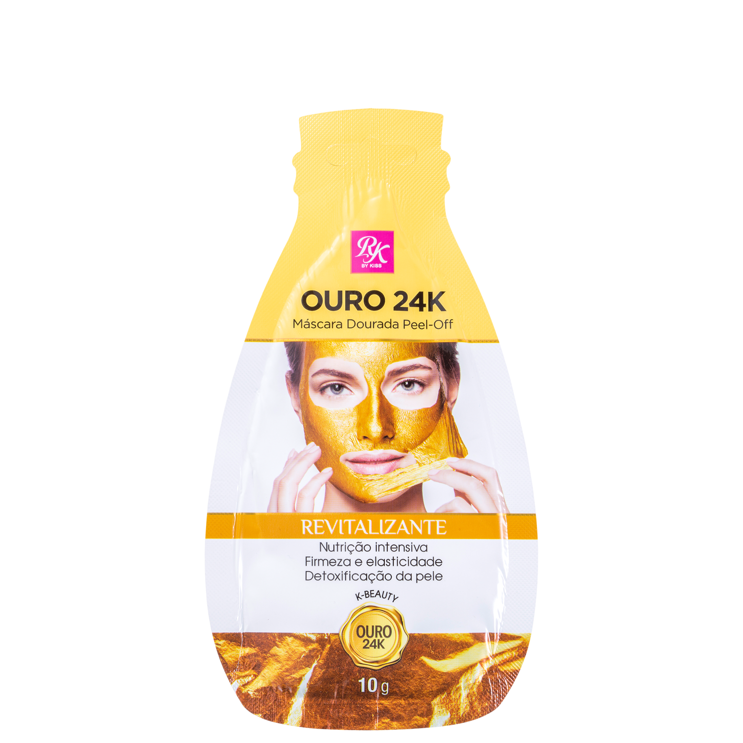Máscara Revitalizante Ruby Kisses Ouro 24K 10g