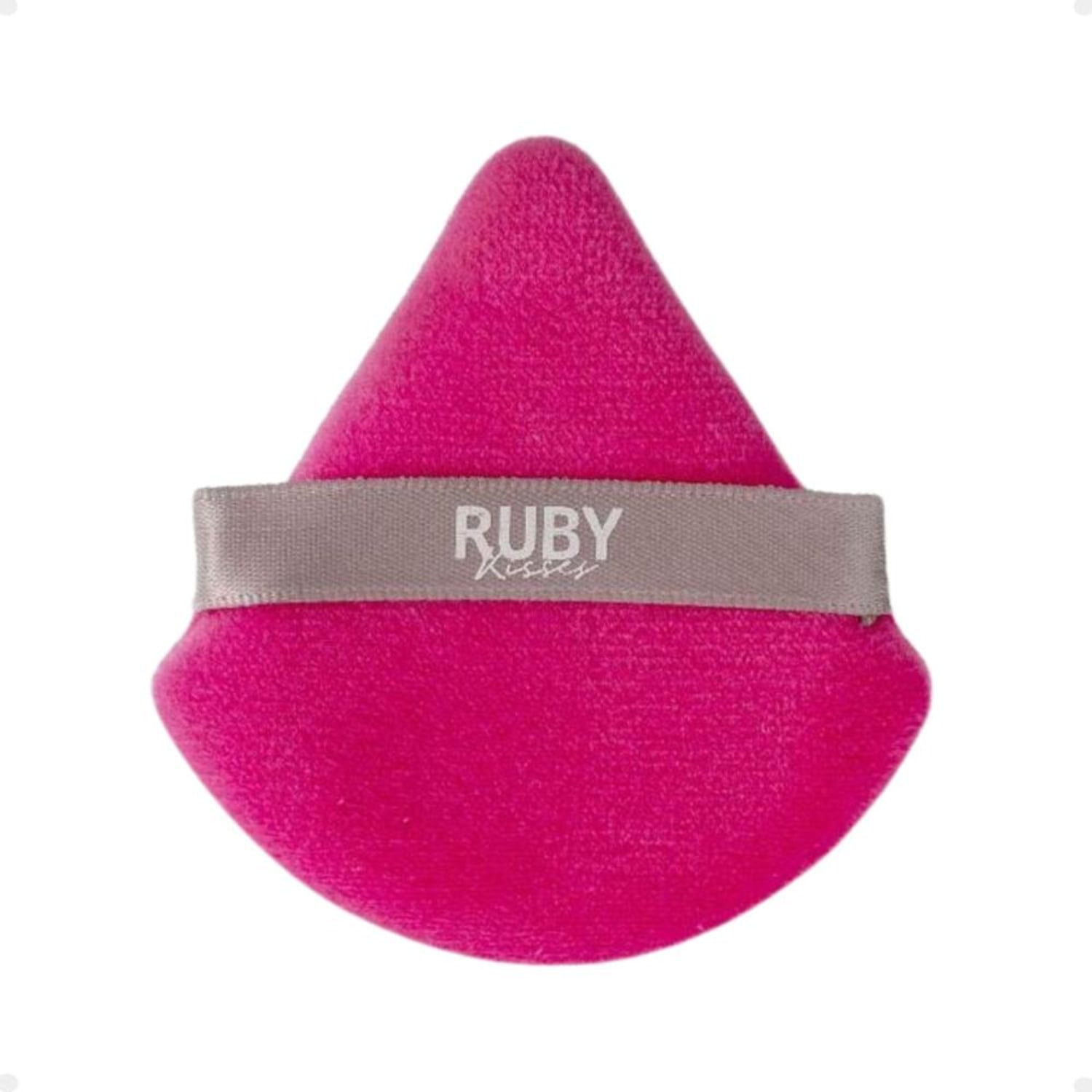 Esponja Ruby Kisses Puff Rosa para Pó