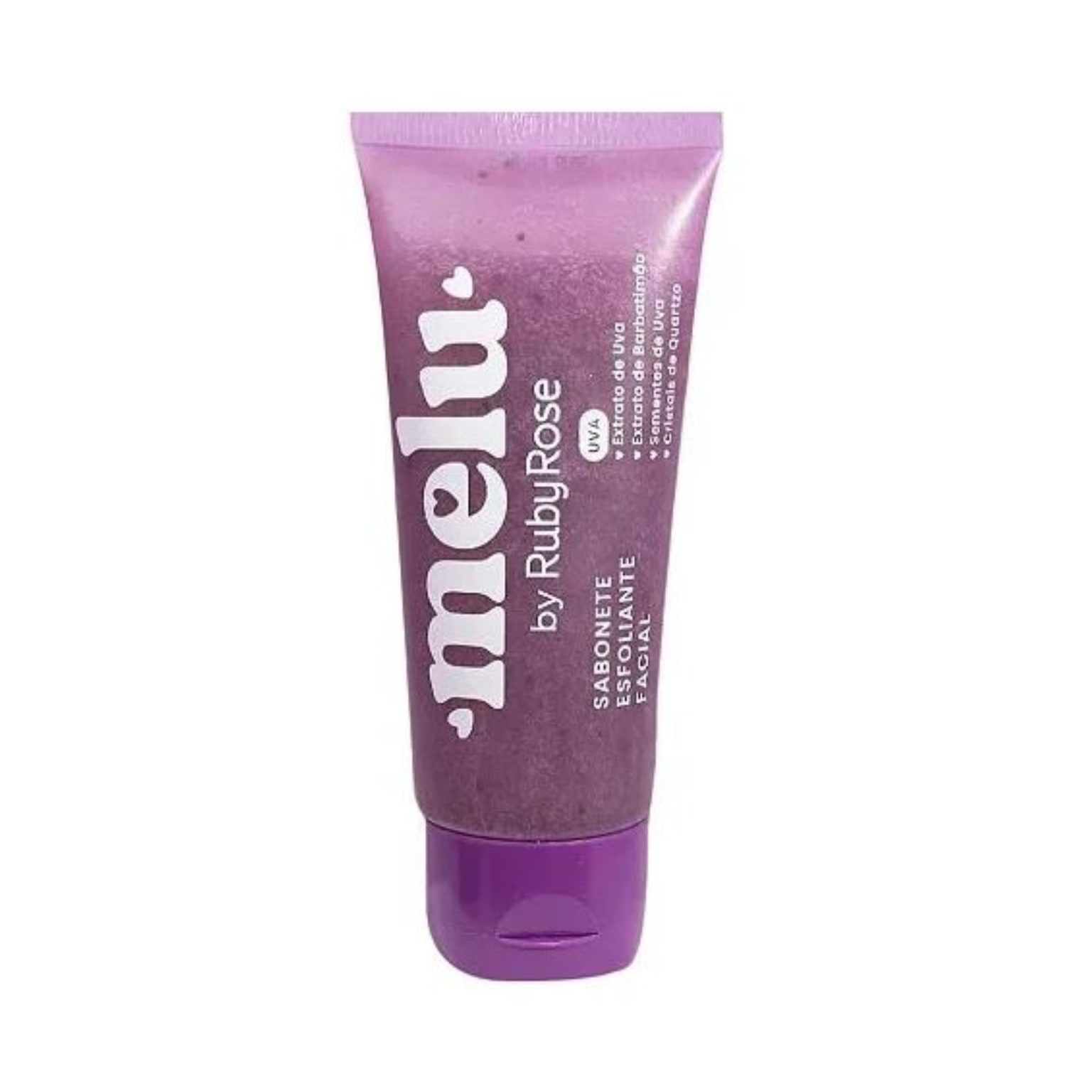 Sabonete Líquido Esfoliante Facial Ruby Rose Melu Uva 75g