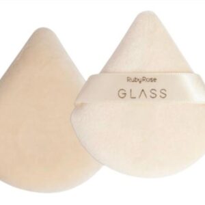 Esponja Ruby Rose Powder Puff Glass de Pó