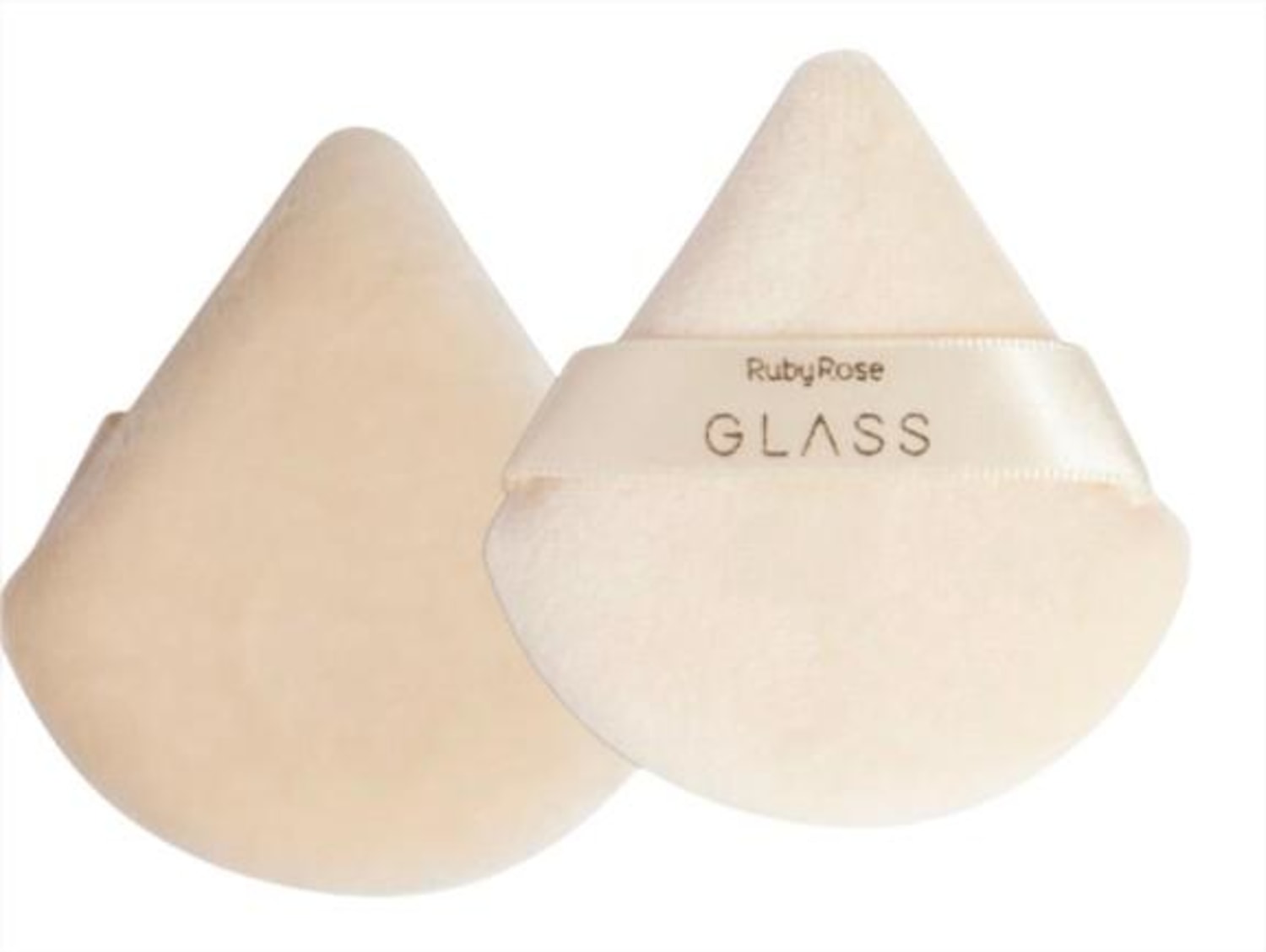Esponja Ruby Rose Powder Puff Glass de Pó