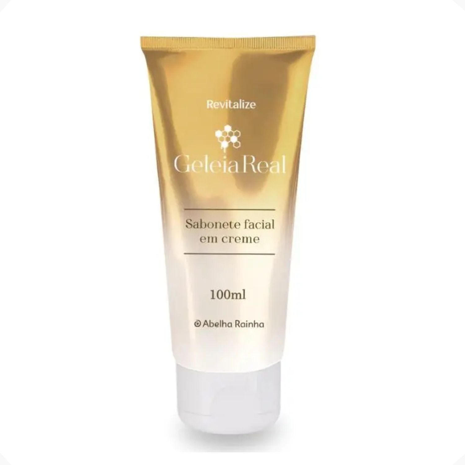 Sabonete Facial em Creme Abelha Rainha Geleia Real Para Limpeza Hidratação Profunda Da Pele 100ml REF 2459