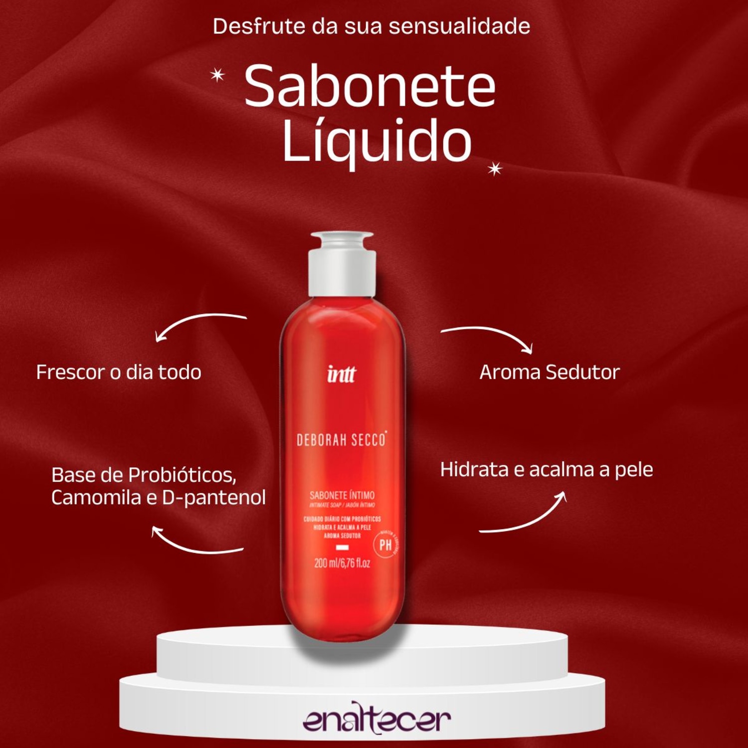 Kit Sabonete Íntimo Deborah Secco Gel Deslizante