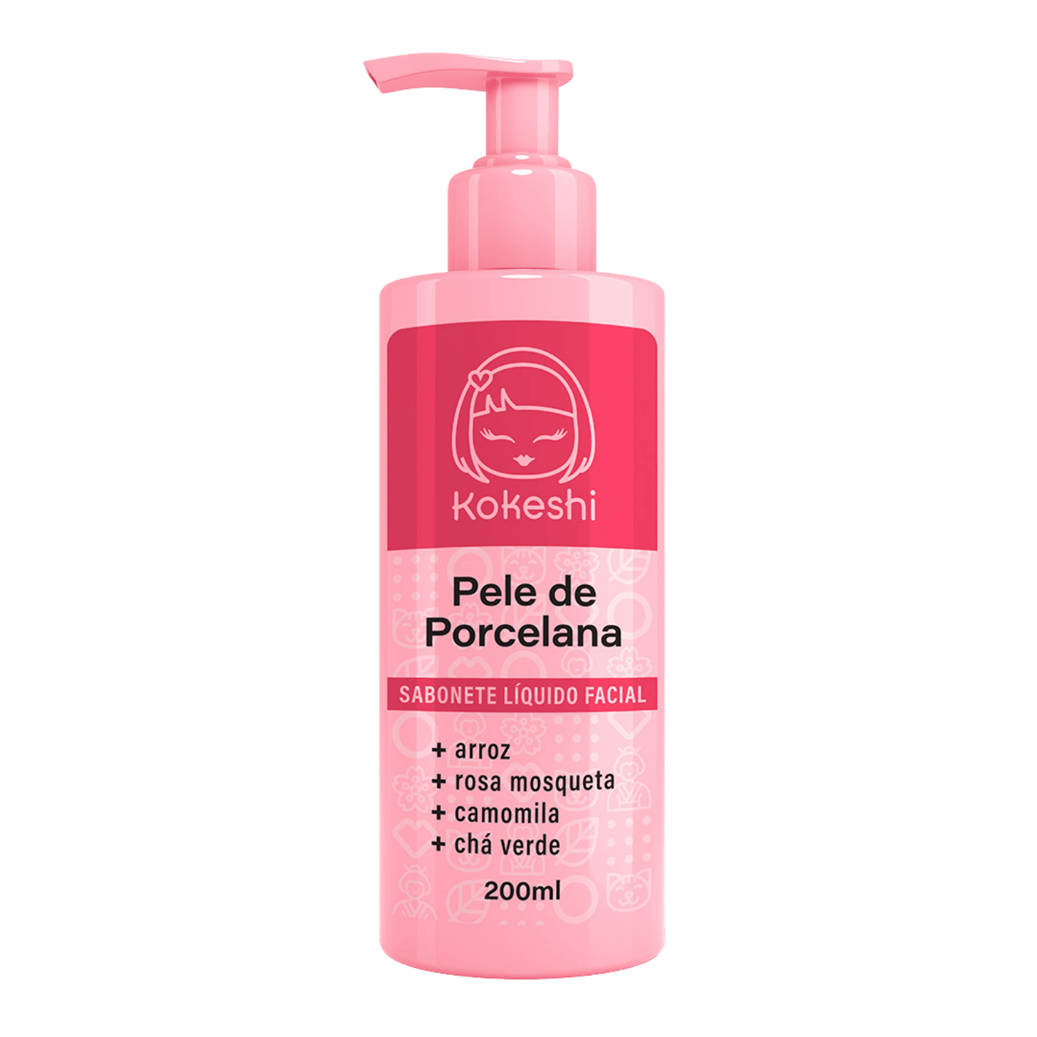Sabonete Líquido Facial Kokeshi Pele de Porcelana Não Agride 1 unidade
