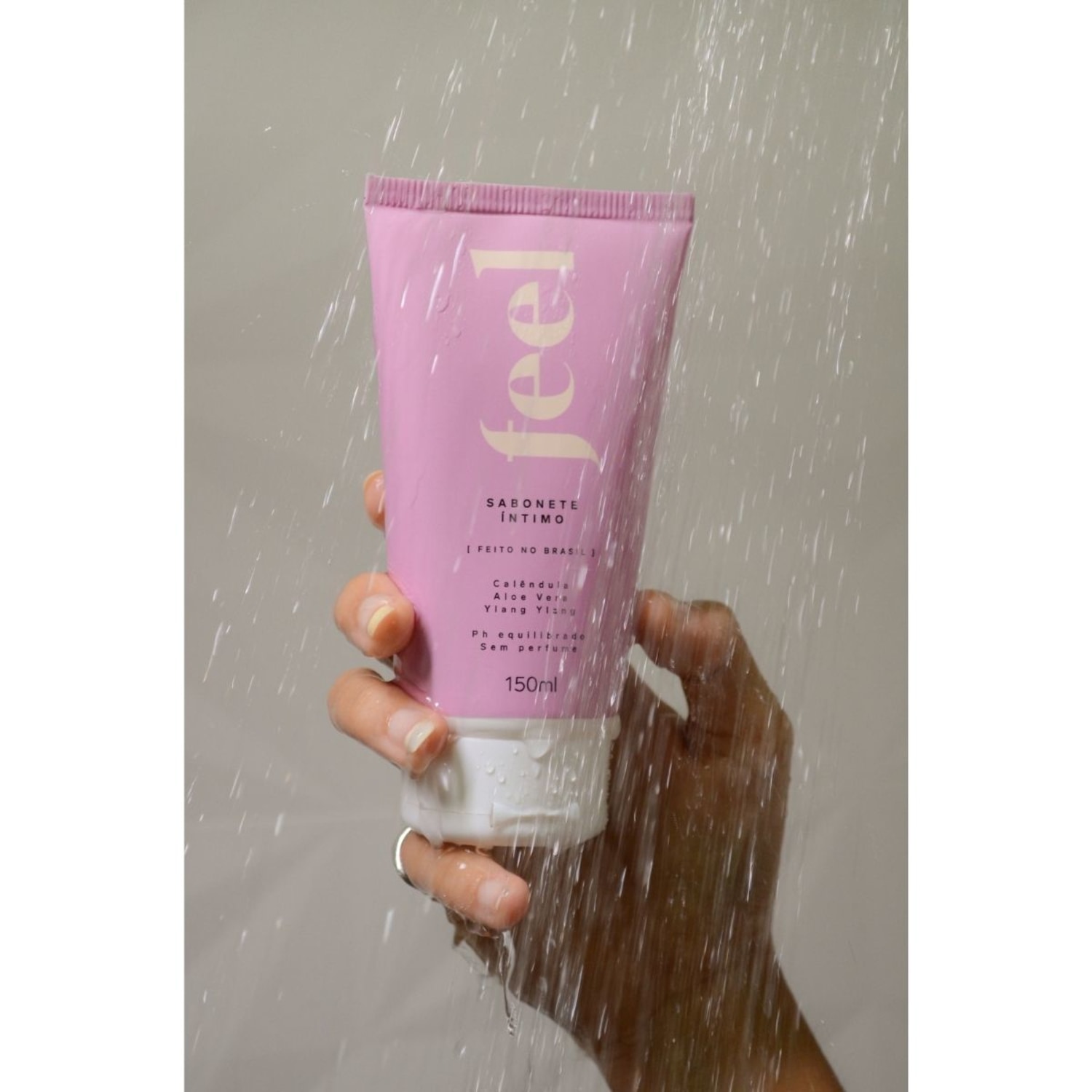 Kit Sabonete Líquido Íntimo Feminino e Óleo Clareador Virilha Axilas Hidratante Evita Foliculite