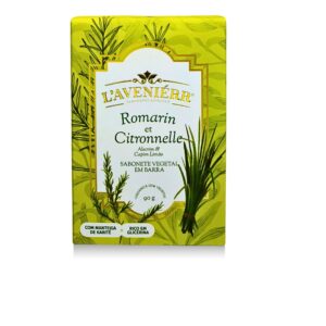 Sabonete Vegetal em Barra Romarin et Citronnelle Alecrim e Capim Limão