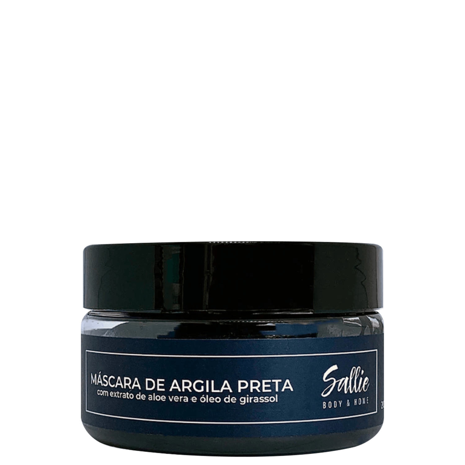 Máscara de Argila Sallie Body e Home Preta 200g