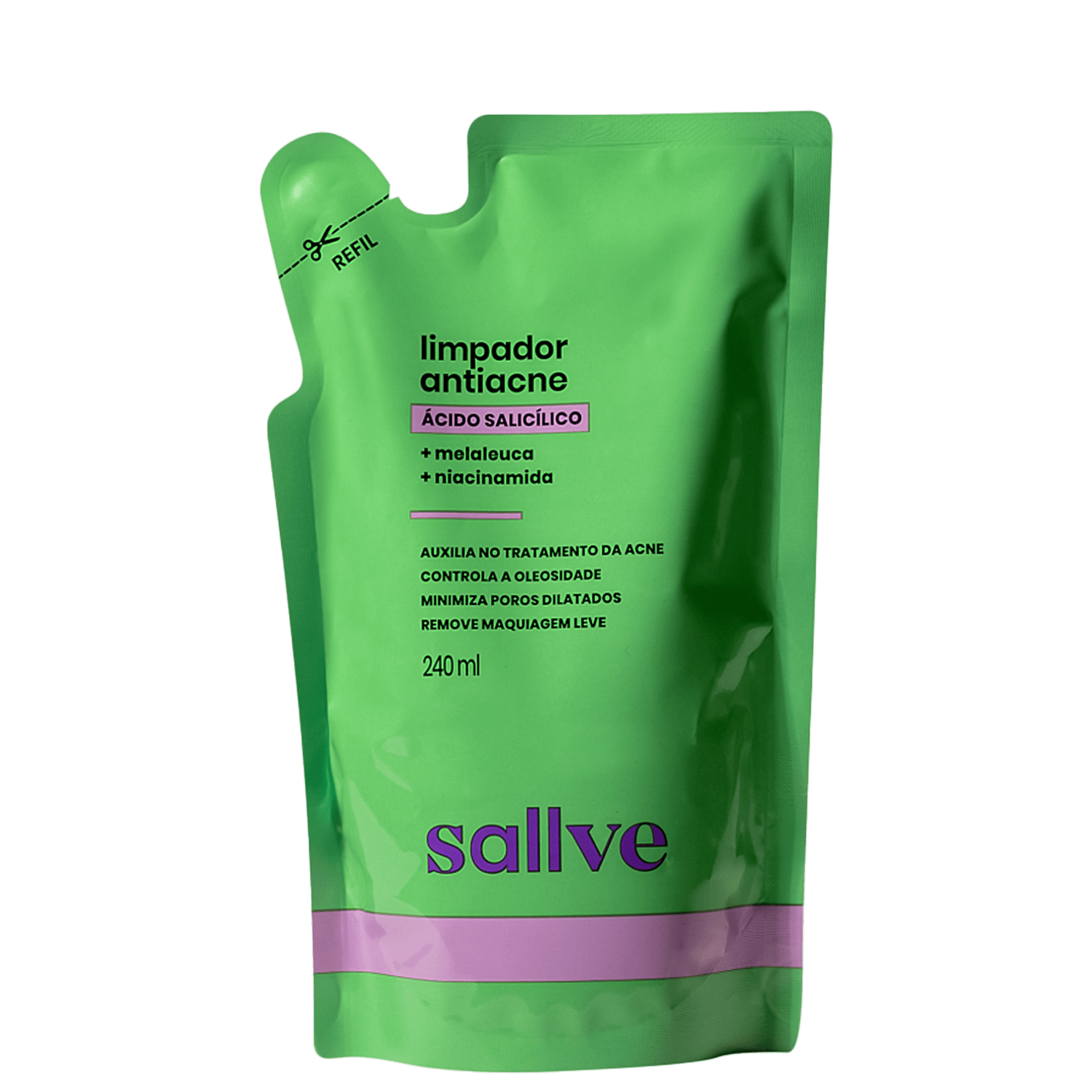 Refil Limpador Facial Sallve Antiacne 300ml