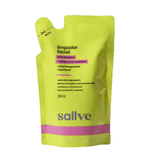 Refil Gel de Limpeza Sallve Limpador Facial 240ml