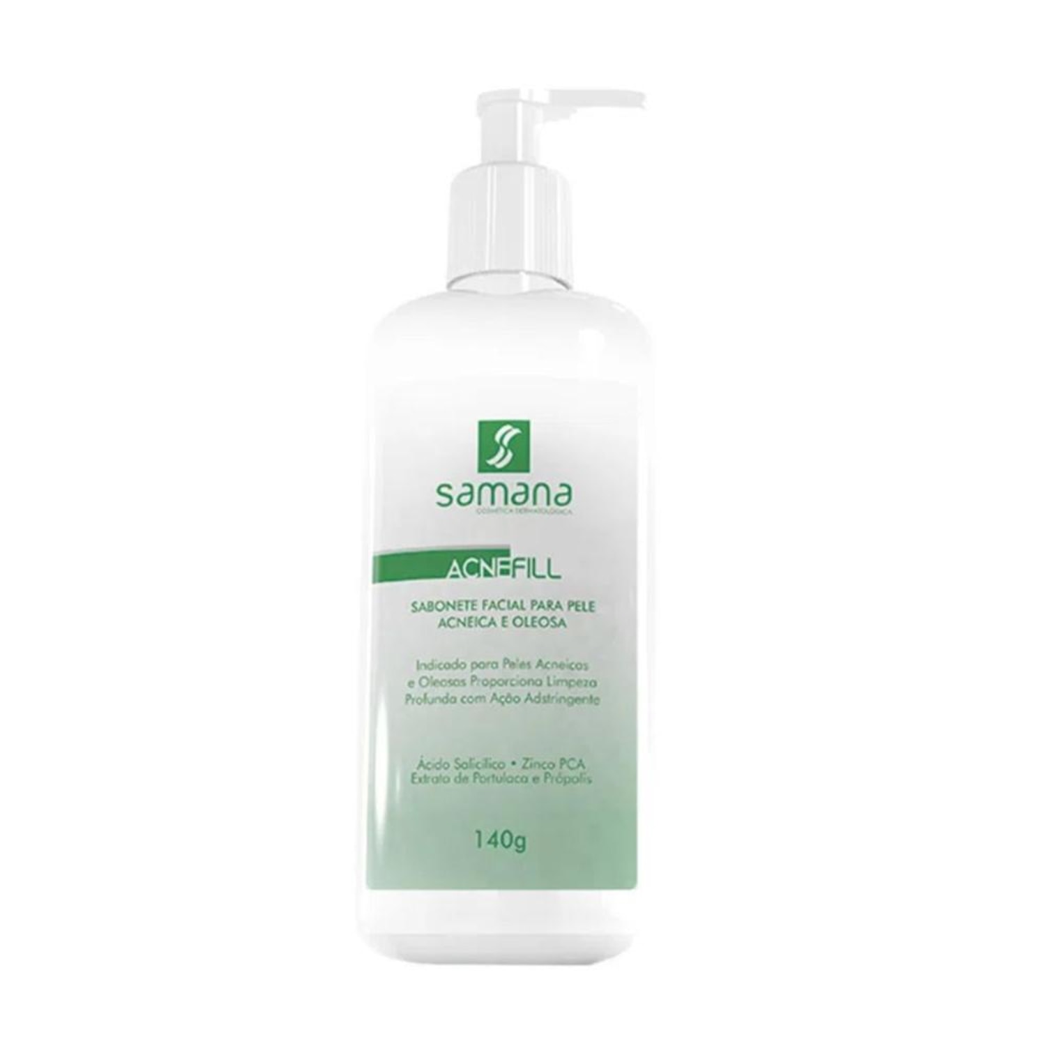 Sabonete Líquido Facial Samana Acnefill 140g