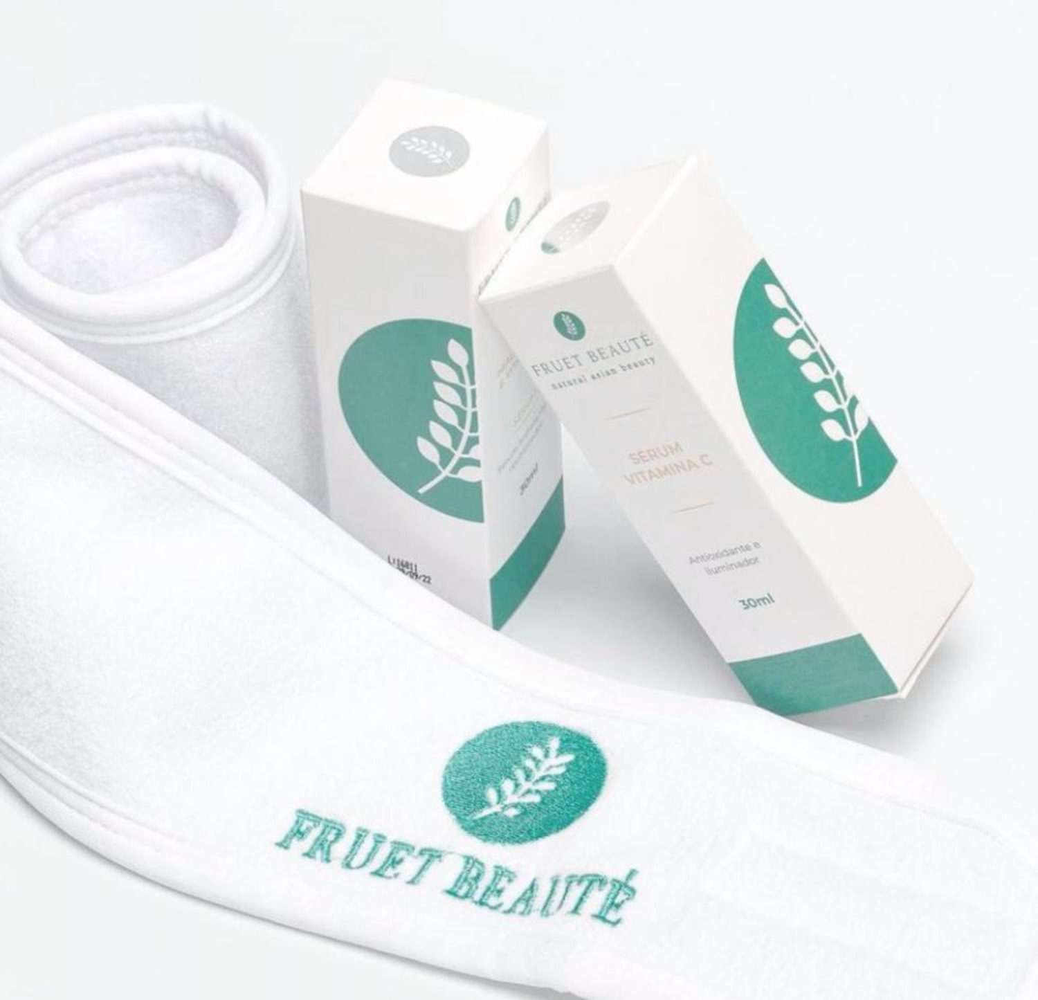 Set Anti Idade Sérum Ácido Hialurônico Vitamina E 30ml Sérum Vitamina C Pura 10% 30ml Headband Grátis