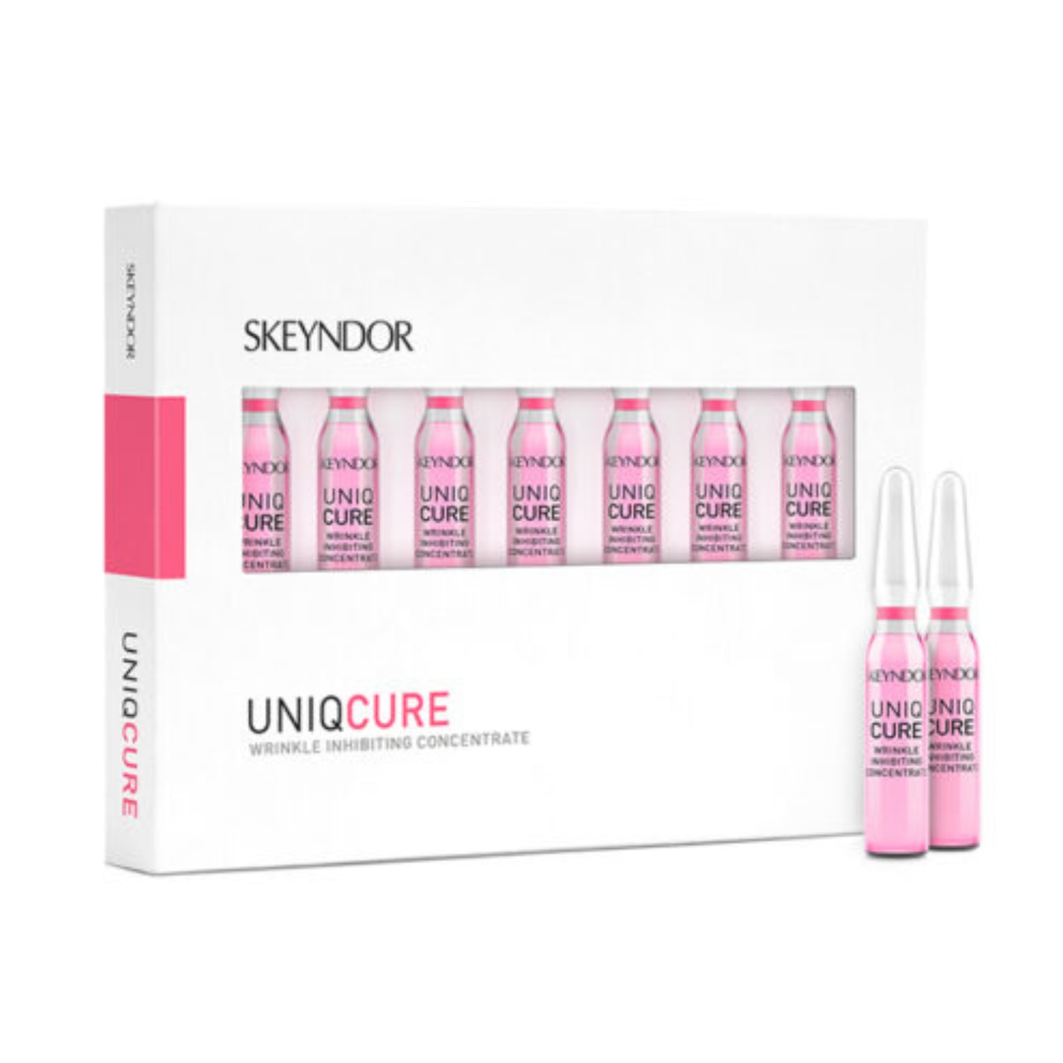 Concentrado Skeyndor UNIQCURE Inibidor rugas com peptídeo veneno víbora caixa 7un x 2ml