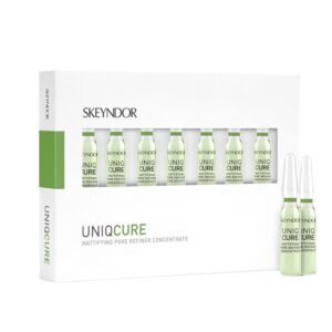Concentrado Skeyndor UNIQCURE Matificante e Refinador de Poros caixa 7un x 2ml