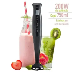 Super Mixer Agratto com Copo 200W 127V MX-01 Super Mixer Agratto com Copo 200W 127V MX-01