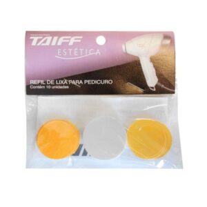 Refil Lixas para Pedicuro Elétrico Taiff Soft Feet 10 Unidades