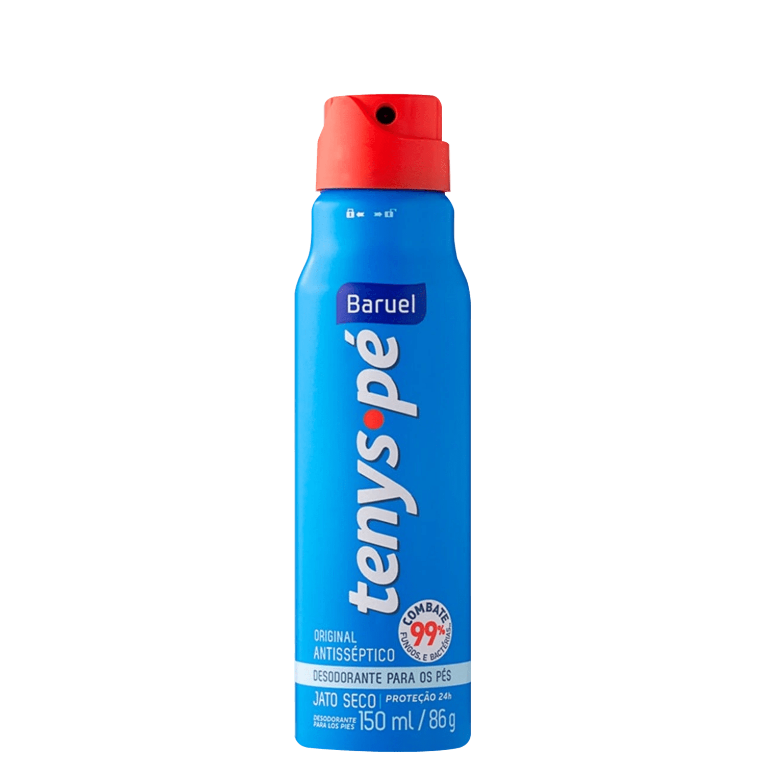 Desodorante para os Pés Tenys Pé Baruel Jato Seco Original 150ml