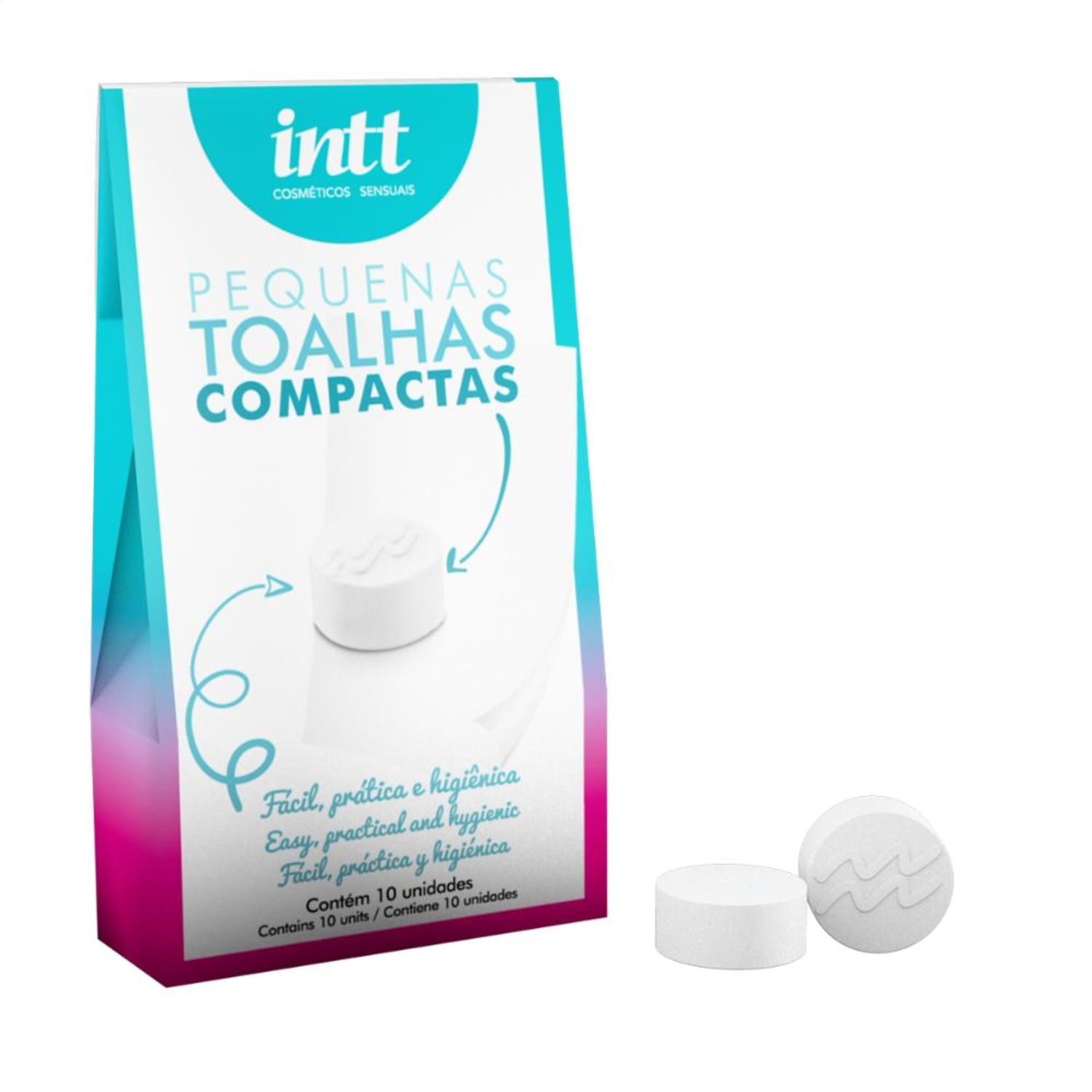 Toalha Compacta Higienização 1 unidade