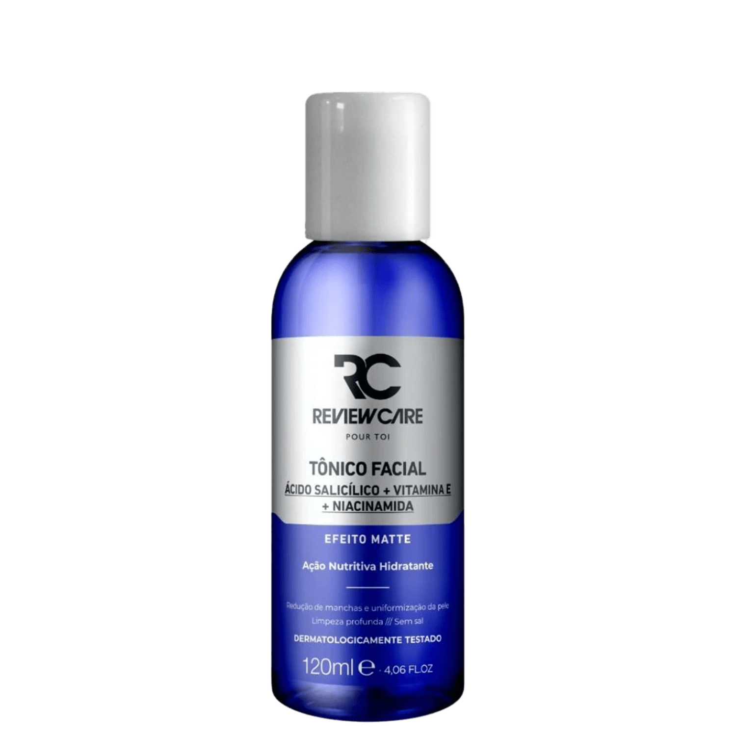 Tonico Facial Review Care Efeito Matte Ácido Salicílico Aloe Vera e Niacinamida 120ml