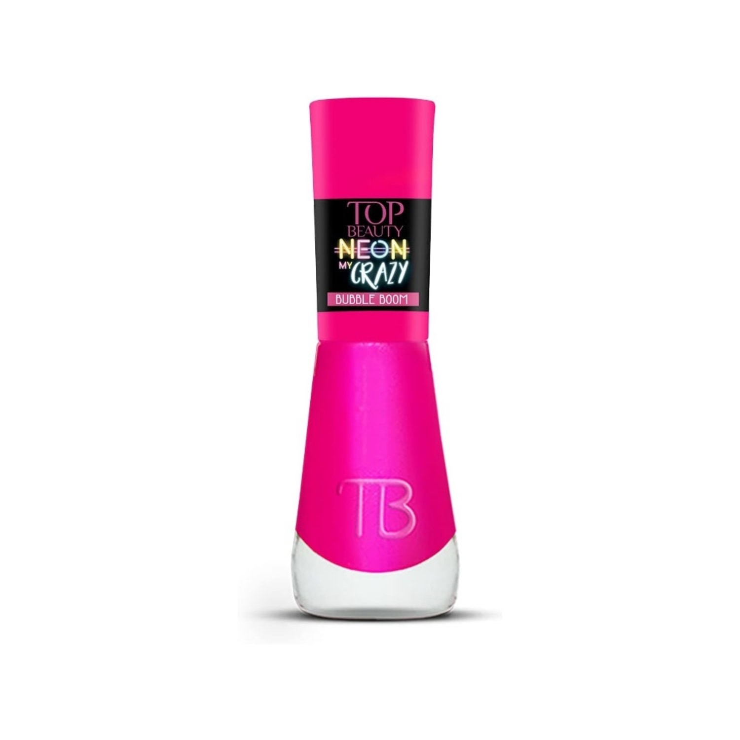 Esmalte Cintilante Top Beauty Neon My Crazy Bubble Boom 9ml