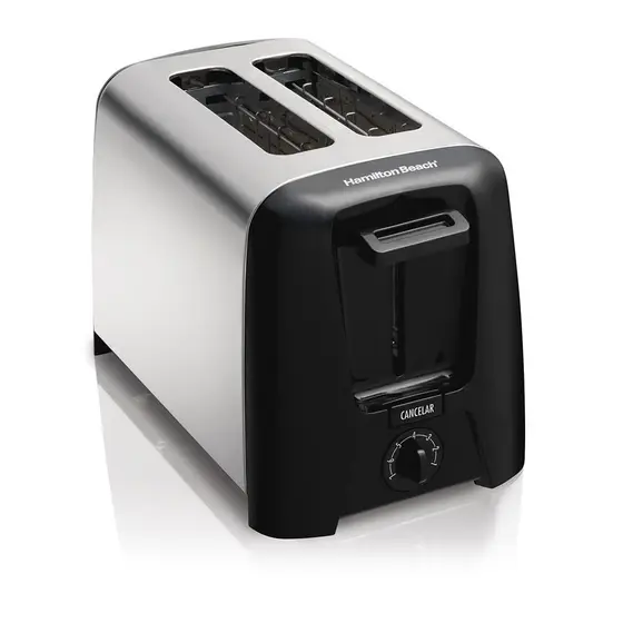 Torradeira Elétrica Hamilton Beach 2 Fatias Aço Inox Preta 750W 220V