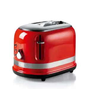 Torradeira Elétrica Ariete Moderna 2 Fatias 5 Níveis Vermelha 750W 127V 00C014909ARBR Torradeira Elétrica Ariete Moderna 2 Fatias 5 Níveis Vermelha 750W 127V 00C014909ARBR