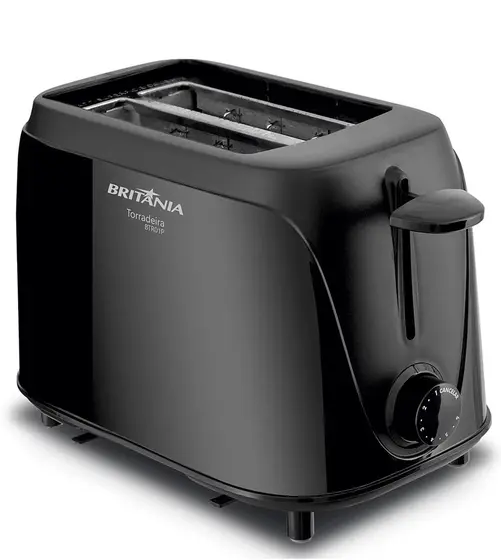 Torradeira Elétrica Britânia 6 Níveis de Tostagem 127V BTR01P