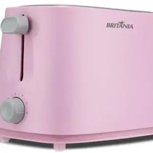 Torradeira Elétrica Britânia LuxxPink 6 Níveis de Tostagem 750W